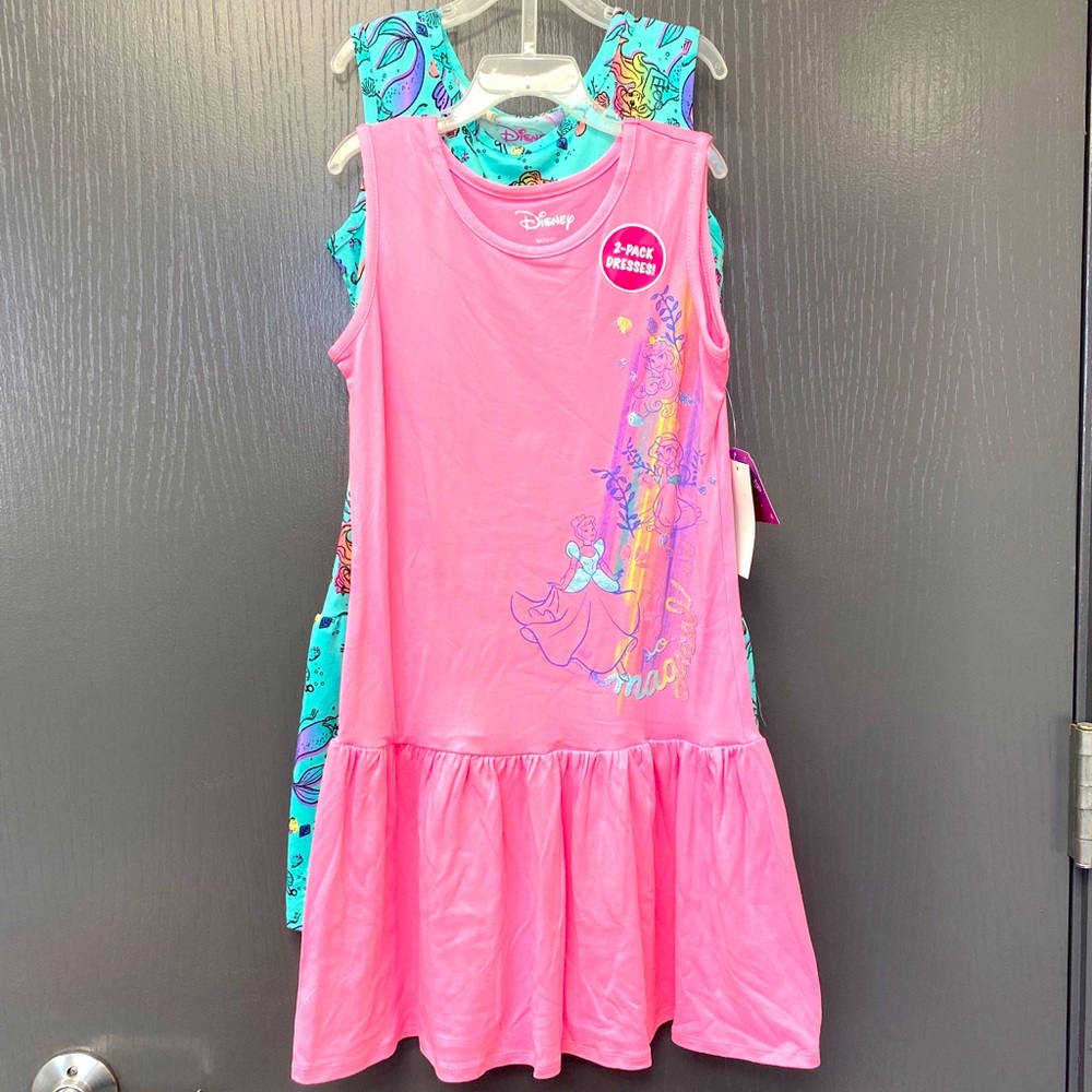 NWT 2 Pack of Disney Princess Soft Play Dresses